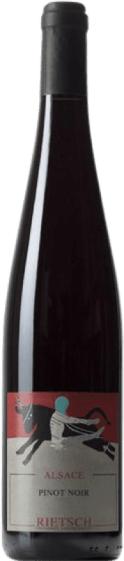 22,95 € Spedizione Gratuita | Vino rosso Domaine Rietsch A.O.C. Alsace Alsazia Francia Pinot Nero Bottiglia 75 cl