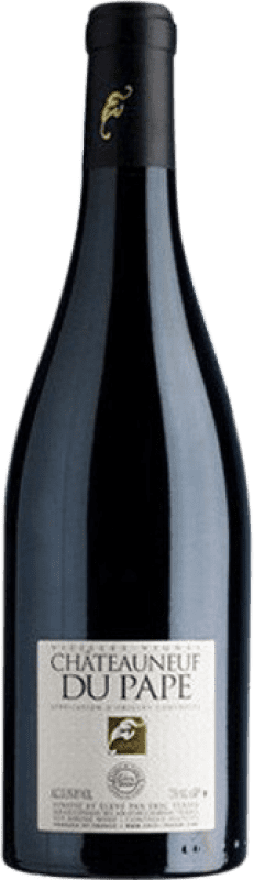 59,95 € Бесплатная доставка | Красное вино Eric Texier Vieilles Vignes A.O.C. Châteauneuf-du-Pape Рона Франция Tempranillo, Mazuelo, Grenache Tintorera, Mourvèdre бутылка 75 cl