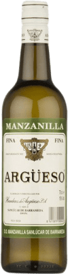 10,95 € Kostenloser Versand | Verstärkter Wein Argüeso D.O. Manzanilla-Sanlúcar de Barrameda Andalusien Spanien Palomino Fino Flasche 75 cl