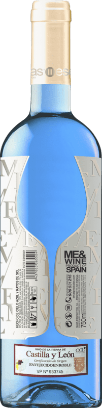 11,95 € Envoi gratuit | Vin Blanc Esencias ME Blue — Édition Bleue Espagne Chardonnay 75 cl