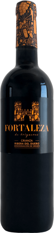 10,95 € Spedizione Gratuita | Vino Rosso Thesaurus Fortaleza de Trigueros Crianza — Invecchiato in Botte D.O. Ribera del Duero Castilla y León Spagna Tempranillo Bottiglia 75 cl