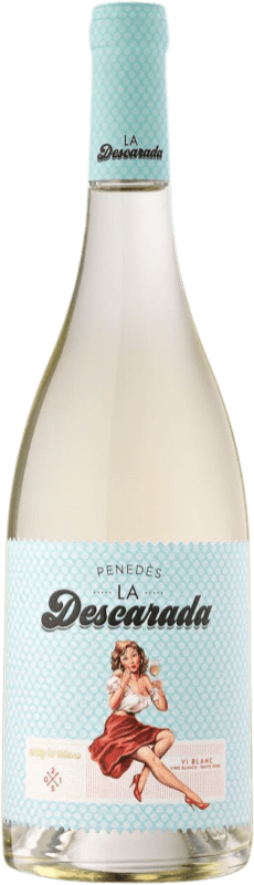 11,95 € Envio grátis | Vinho branco Aribau La Descarada D.O. Penedès Catalunha Espanha Mascate, Sauvignon Branca, Gewürztraminer Garrafa 75 cl