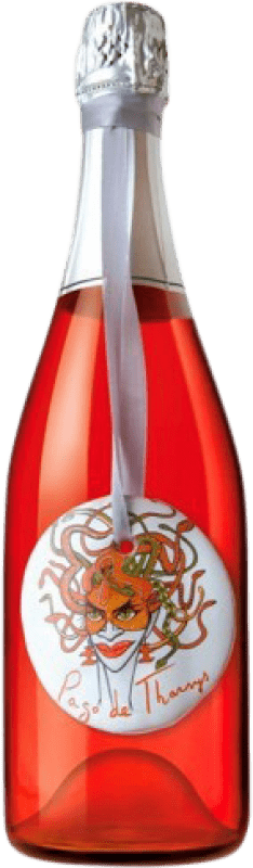 31,95 € Envío gratis | Espumoso rosado Pago de Tharsys Rosado Brut D.O. Cava España Garnacha Botella 75 cl