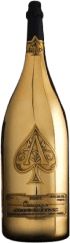 67 574,95 € Бесплатная доставка | Белое игристое вино Armand de Brignac Brut — брют Gold — Золотая версия A.O.C. Champagne шампанское Франция Бутылка Голиаф 27 L