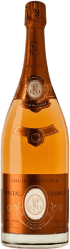 2 089,95 € Kostenloser Versand | Rosé Sekt Louis Roederer Cristal Rosé Brut A.O.C. Champagne Champagner Frankreich Spätburgunder, Chardonnay Magnum-Flasche 1,5 L