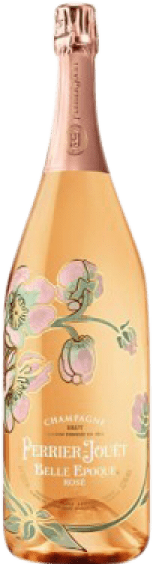 2 563,95 € Envio grátis | Espumante Rosé Perrier-Jouët Belle Époque Rosé A.O.C. Champagne Champagne França Pinot Noir, Chardonnay, Pinot Meunier Garrafa Jeroboam-Duplo Magnum 3 L