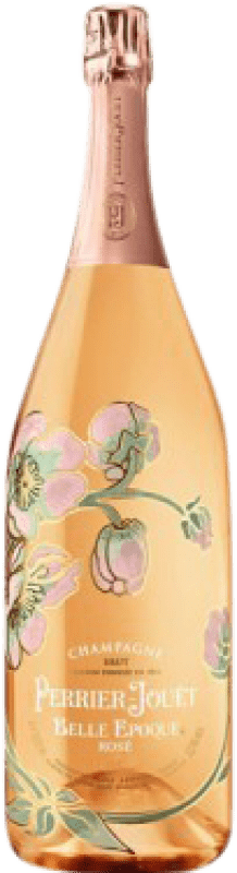 2 563,95 € Envio grátis | Espumante rosé Perrier-Jouët Belle Epoque Rose A.O.C. Champagne Champagne França Pinot Preto, Chardonnay, Pinot Meunier Garrafa Jéroboam-Duplo Magnum 3 L