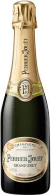 41,95 € Kostenloser Versand | Weißer Sekt Perrier-Jouët Grand Brut A.O.C. Champagne Champagner Frankreich Pinot Schwarz, Chardonnay Halbe Flasche 37 cl