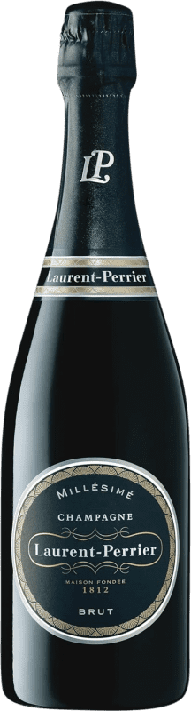 121,95 € Envío gratis | Espumoso blanco Laurent Perrier Millésimé Brut A.O.C. Champagne Champagne Francia Pinot Negro, Chardonnay Botella 75 cl