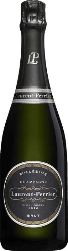 123,95 € Бесплатная доставка | Белое игристое вино Laurent Perrier Brut — брют Millésimé A.O.C. Champagne шампанское Франция Pinot Noir — Пино Нуар, Chardonnay — Шардоне 75 cl