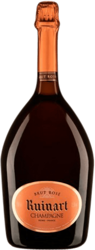 604,95 € Envio grátis | Espumante rosé Ruinart Dom Ruinart Rose A.O.C. Champagne Champagne França Pinot Preto, Chardonnay Garrafa Magnum 1,5 L