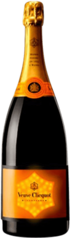 107,95 € Envío gratis | Espumoso blanco Veuve Clicquot Etiqueta Luminosa Brut A.O.C. Champagne Champagne Francia Pinot Negro, Chardonnay, Pinot Meunier Botella Magnum 1,5 L