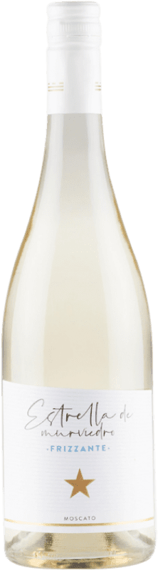 6,95 € Free Shipping | White Sparkling Wine Murviedro Estrella Frizzante — Semi-Sparkling D.O. Valencia Valencian Community Spain Moscatel — Muscat 75 cl