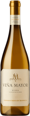 15,95 € Spedizione Gratuita | Vino bianco Viña Mayor Fermentado en Barrica D.O. Rueda Castilla y León Verdejo Bottiglia 75 cl