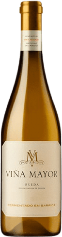 15,95 € 免费送货 | 白酒 Viña Mayor Fermentado en Barrica D.O. Rueda 卡斯蒂利亚莱昂 Verdejo 瓶子 75 cl