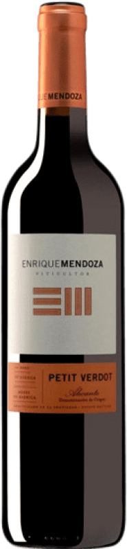 17,95 € Envío gratis | Vino tinto Enrique Mendoza D.O. Alicante Comunidad Valenciana España Petit Verdot Botella 75 cl