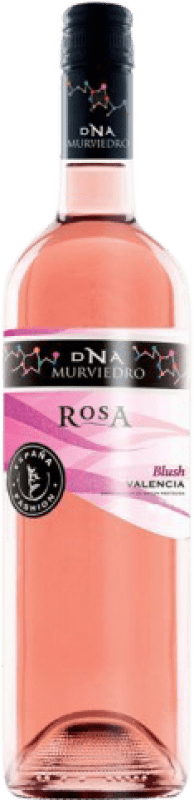 3,95 € Envio grátis | Espumante rosé Murviedro DNA Fashion Rosa Blush D.O. Valencia Comunidade Valenciana Espanha Tempranillo, Cabernet Sauvignon, Viura, Bobal Garrafa 75 cl