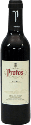 12,95 € Free Shipping | Red wine Protos Aged D.O. Ribera del Duero Castilla y León Spain Tempranillo Half Bottle 37 cl