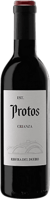 14,95 € Бесплатная доставка | Красное вино Protos Crianza — Крианса D.O. Ribera del Duero Кастилия-Леон Испания Tempranillo — Темпранильо Полубутылка 37 cl