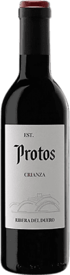 14,95 € Free Shipping | Red wine Protos Aged D.O. Ribera del Duero Castilla y León Spain Tempranillo Half Bottle 37 cl