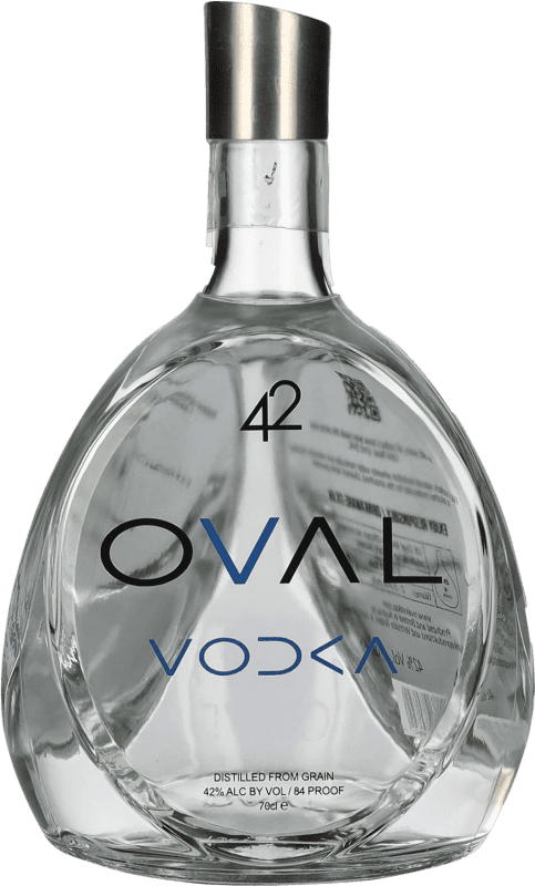 53,95 € Free Shipping | Vodka Oval 42 Bottle 70 cl