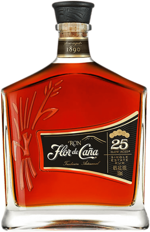 207,95 € Envío gratis | Ron Flor de Caña Centenario Nicaragua 25 Años Botella 70 cl
