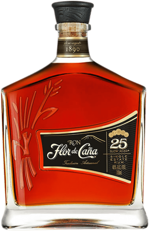 217,95 € Spedizione Gratuita | Rum Flor de Caña Centenario Nicaragua 25 Anni Bottiglia 70 cl