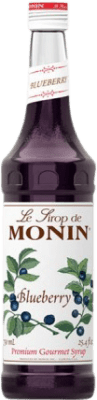 16,95 € Free Shipping | Cocktail Syrup Monin Arándanos Myrtille Blueberry France Bottle 70 cl Alcohol-Free