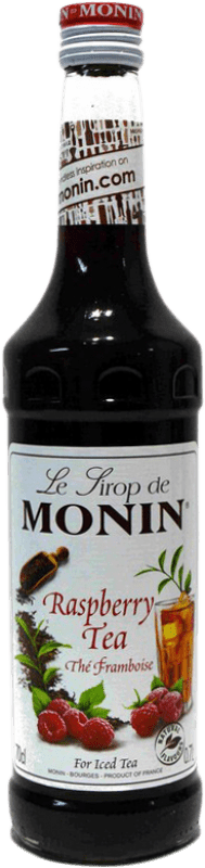 17,95 € Envío gratis | Schnapp Monin Concentrado de Té de Frambuesa Raspberry Tea Francia Botella 70 cl Sin Alcohol