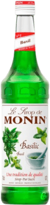 16,95 € Envio grátis | Schnapp Monin Sirope Albahaca Basilic França Garrafa 70 cl Sem Álcool