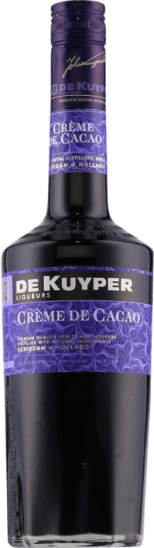 15,95 € Envio grátis | Licores De Kuyper Crème Cacao Dark Países Baixos Garrafa 70 cl