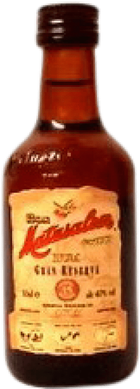 2,95 € Envío gratis | Ron Matusalem Gran Reserva República Dominicana 15 Años Botellín Miniatura 5 cl