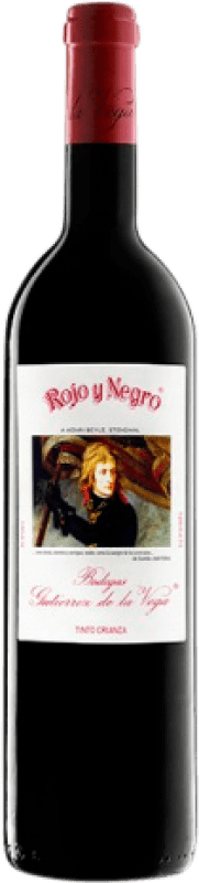 23,95 € Бесплатная доставка | Красное вино Gutiérrez de la Vega Rojo y Negro D.O. Alicante Сообщество Валенсии Испания Grenache бутылка 75 cl