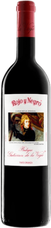 24,95 € Envio grátis | Vinho Tinto Gutiérrez de la Vega Rojo y Negro D.O. Alicante Comunidade Valenciana Espanha Garnacha — Grenache Garrafa 75 cl