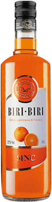 9,95 € Envío gratis | Licores Sinc Biri Biri Naranja Botella 1 L
