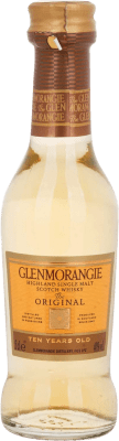 4,95 € Spedizione Gratuita | Whisky Single Malt Glenmorangie Original Bottiglia Miniatura 5 cl