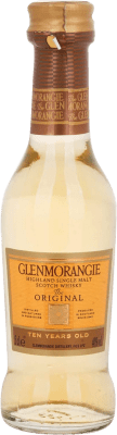 4,95 € Envío gratis | Whisky Single Malt Glenmorangie Original Reino Unido Botellín Miniatura 5 cl