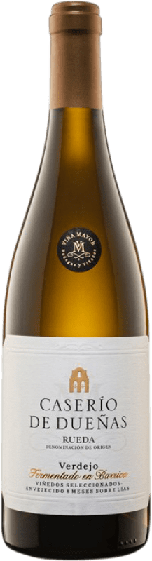 24,95 € Envoi gratuit | Vin blanc Viña Mayor Caserío de Dueñas Fermentado en Barrica D.O. Rueda Castille et Leon Verdejo Bouteille 75 cl