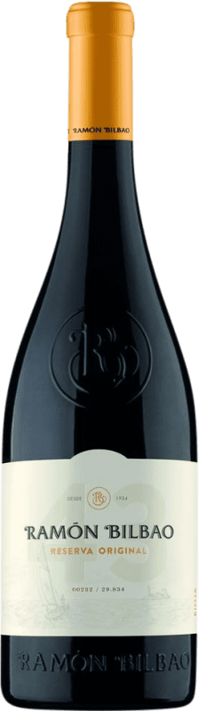 24,95 € Envio grátis | Vinho tinto Ramón Bilbao Original 43 Reserva D.O.Ca. Rioja La Rioja Espanha Tempranillo Garrafa 75 cl