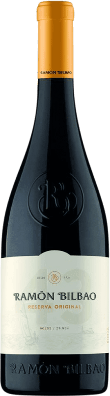 29,95 € Spedizione Gratuita | Vino Rosso Ramón Bilbao 43 Originale Riserva D.O.Ca. Rioja La Rioja Spagna Tempranillo 75 cl