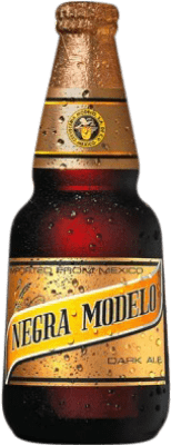 56,95 € Free Shipping | 24 units box Beer Modelo Corona Negra Mexico One-Third Bottle 33 cl