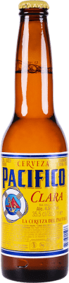 59,95 € 免费送货 | 盒装24个 啤酒 Modelo Corona Pacífico Clara 三分之一升瓶 35 cl