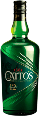 31,95 € 免费送货 | 威士忌单一麦芽威士忌 Catto's 12 岁 瓶子 70 cl