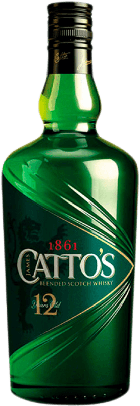 31,95 € Envio grátis | Whisky Single Malt Catto's 12 Anos Garrafa 70 cl
