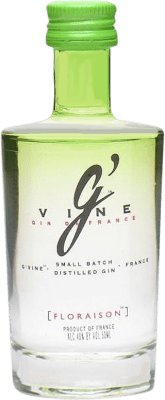 6,95 € 送料無料 | ジン G'Vine Floraison Gin フランス ミニチュアボトル 5 cl