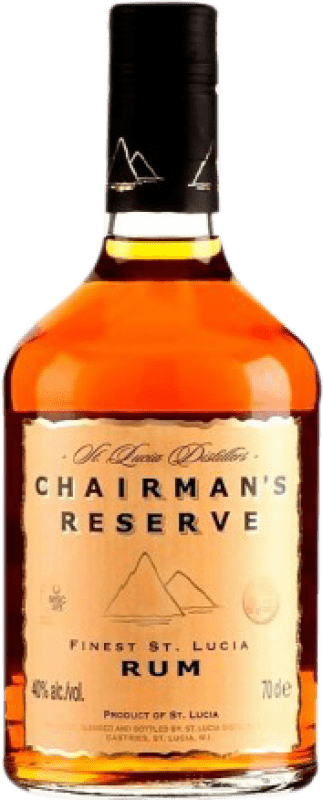 21,95 € Envio grátis | Rum Saint Lucia Distillers Chairman's Reserva Garrafa 70 cl