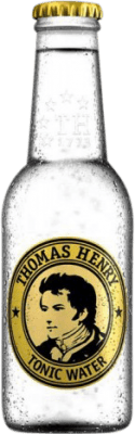 63,95 € Envío gratis | Caja de 24 unidades Refrescos y Mixers Thomas Henry Tonic Water Botellín 20 cl