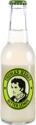 52,95 € Envio grátis | Caixa de 24 unidades Refrescos e Mixers Thomas Henry Bitter Lemon Garrafa Pequena 20 cl