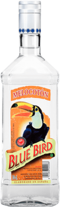 2,95 € Envio grátis | Licores SyS Blue Bird Melocotón Espanha Garrafa 70 cl Sem Álcool