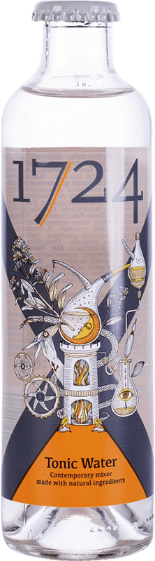69,95 € 免费送货 | 盒装24个 碳酸饮料 Global Premium Seventeen 1724 西班牙 小瓶装 20 cl Tonic Water — 奎宁水